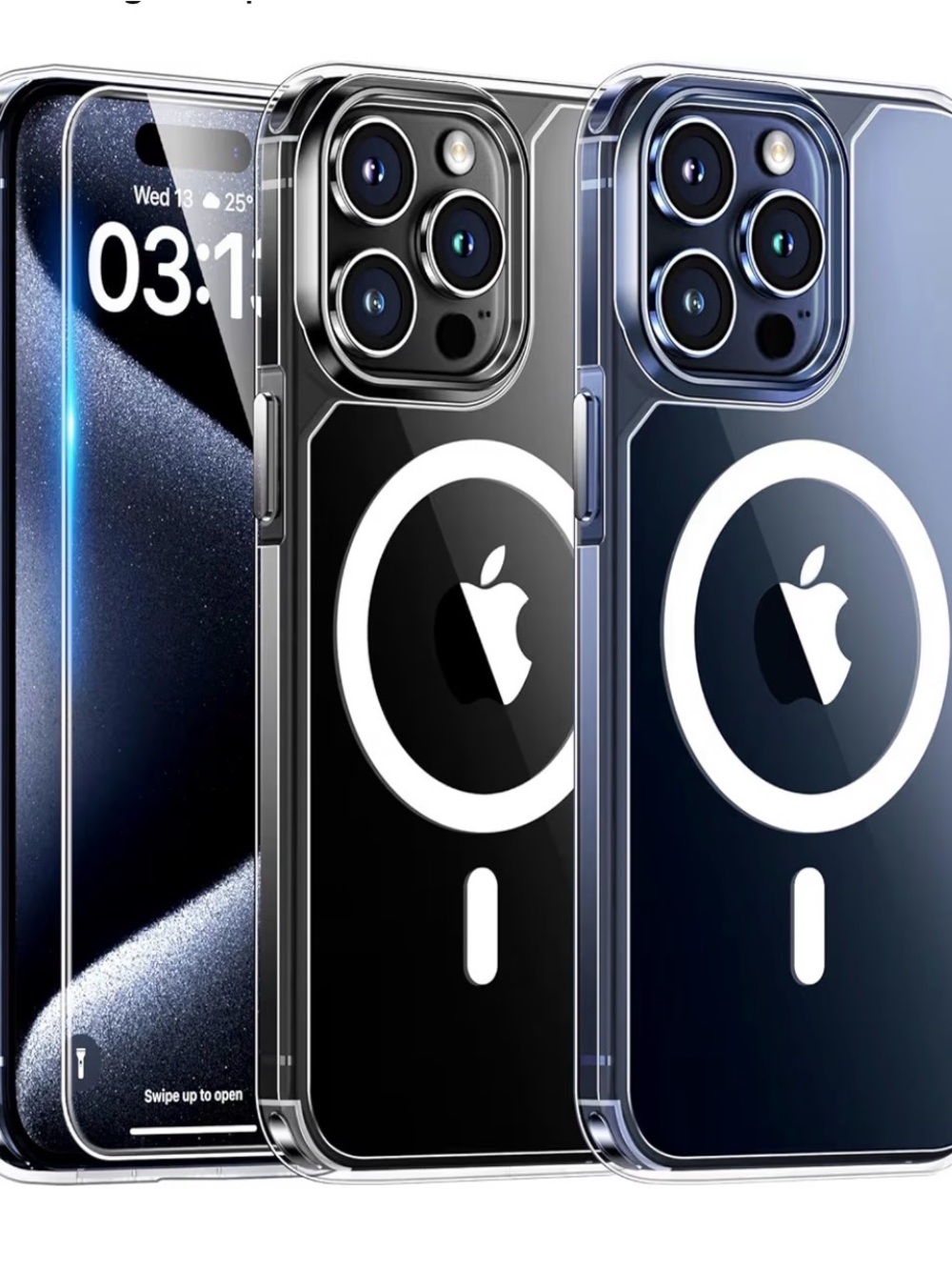 Amazon Clear Phone Case with Black Bumper